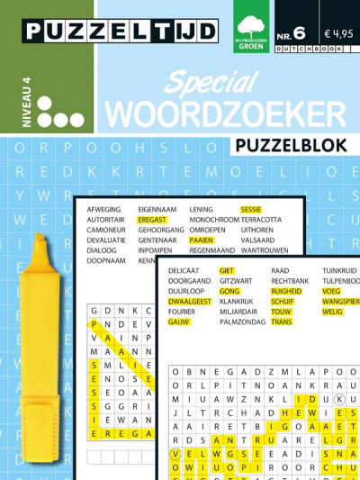 Puzzelblok woordzoeker special 4punt nr6