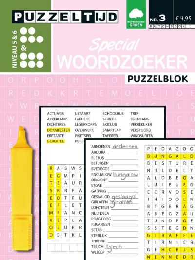 Puzzelblok woordzoeker special 5-6punt nr3
