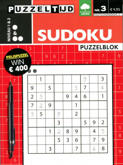 Puzzelblok Sudoku 1-2 punt nr3