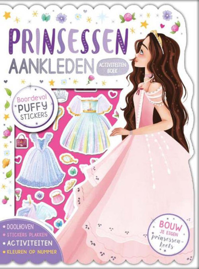 Prinsessen aankleden stickerplezier