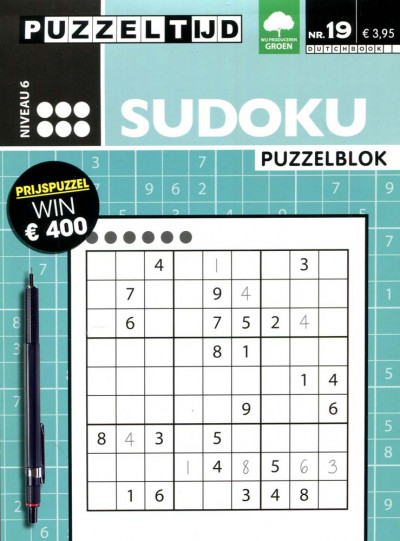 Puzzelblok Sudoku 6 punt nr19