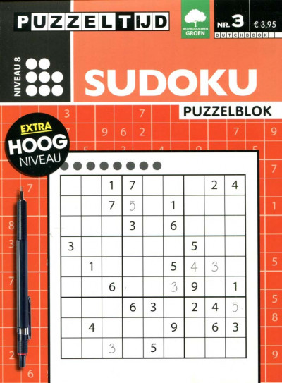 Puzzelblok Sudoku 8 punt nr 3