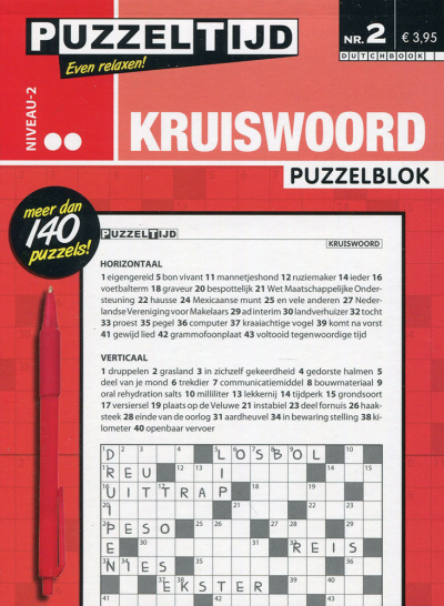 Puzzelblok Kruiswoord 2 punten nr. 002