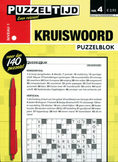 Puzzelblok Kruiswoord 1 punt nr. 004