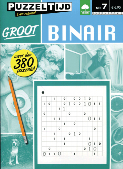 Puzzelboek Groot Binair 2 punten nr. 1