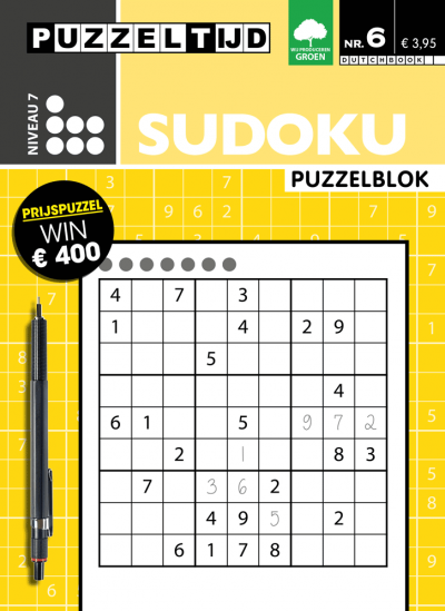 Puzzelblok Sudoku 7 punt nr. 006