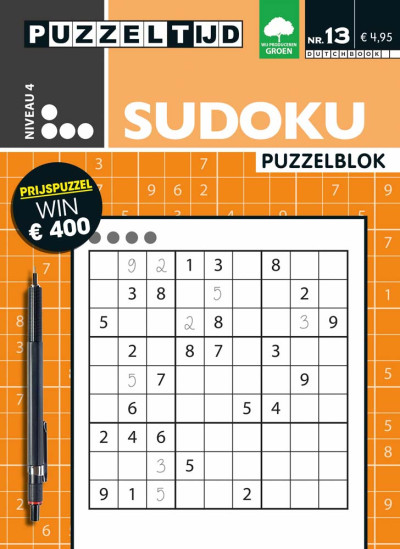 Puzzelblok Sudoku 4 punt nr 13