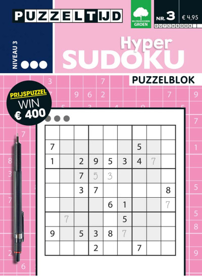 Puzzelblok Hyper Sudoku 3 punt nr3
