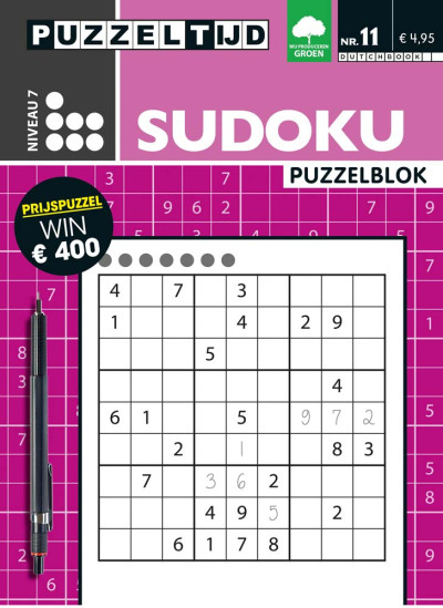 Puzzelblok Sudoku 7 punt nr 11