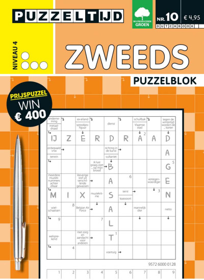 Puzzelblok Zweeds 4 stippen nr11