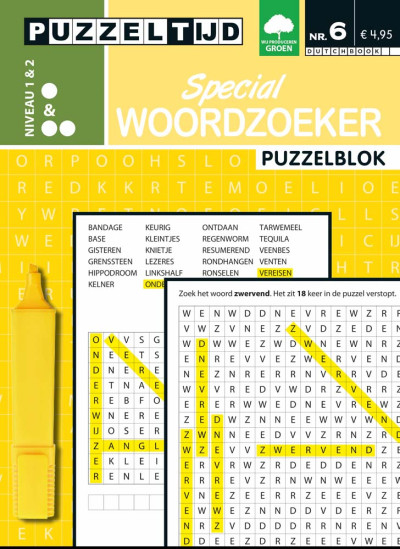 Puzzelblok woordzoeker special 1-2punt nr6
