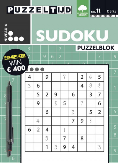 Puzzelblok Sudoku 4 punt nr 11