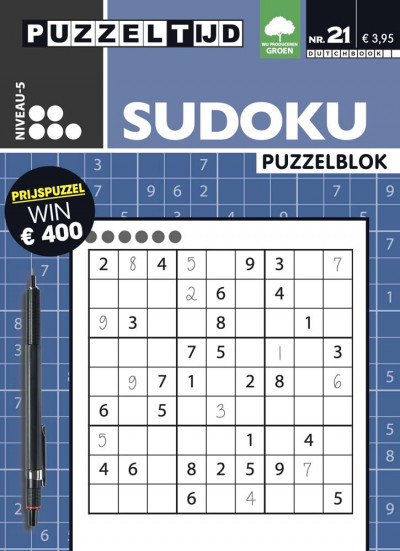 Puzzelblok Sudoku 5 punt nr 21