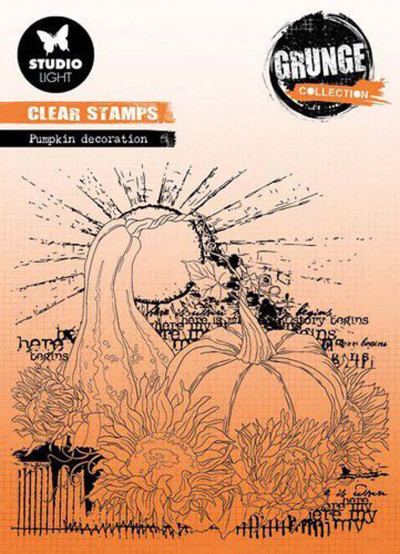 Grunge collection clear stamp Pumpkins