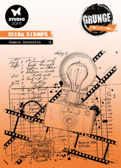 Grunge Clear Stamp Camera Invention