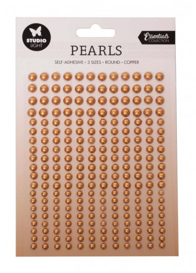 SL-ES-PEARL13 Studio Light pearls Copper