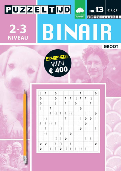 Puzzelboek Groot binair 2-3 punt nr13