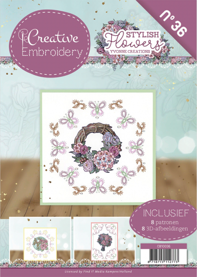 Creative Embroidery Borduurboek 036 Stylisch Flowers
