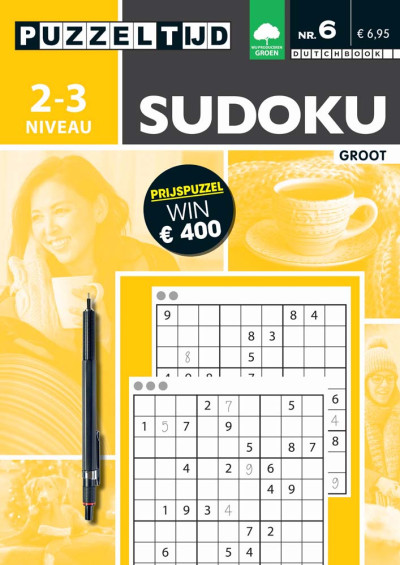 Puzzelboek groot sudoku 2-3 punten nr. 06