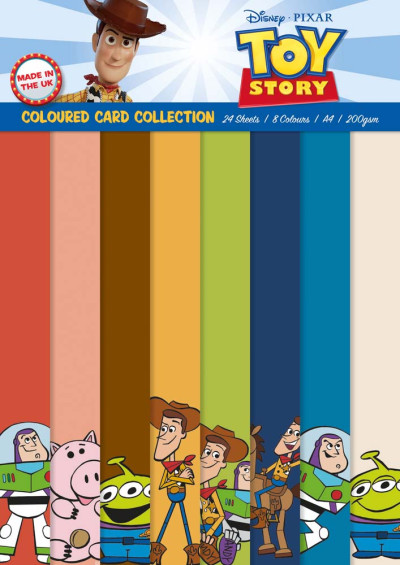 Coloured card A4 pack Toy Story