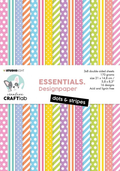 Creative Craftlab Paperpad Dots & Stripes