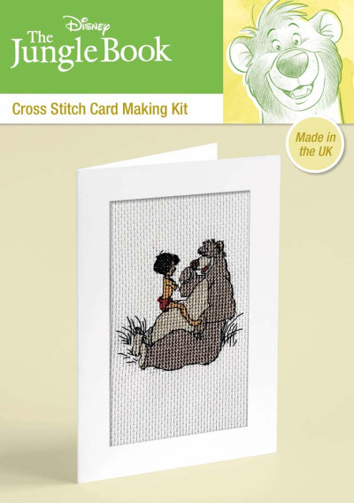 Cross stitch card kit - The Jungle Book