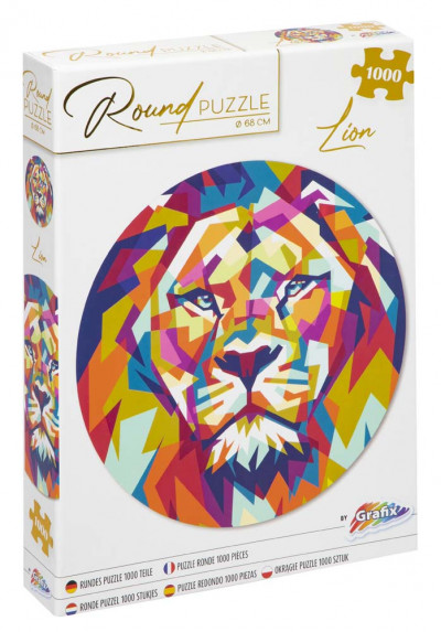 puzzel Lion rond 1000 stukjes