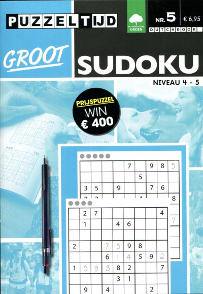 Puzzelboek groot sudoku 4-5punt nr5