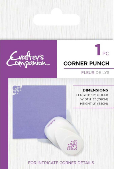 Crafters Companion Corner Punch Fleur de Lys