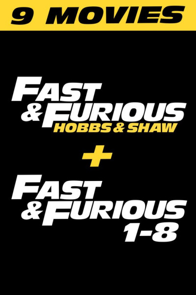 Fast & furious 1-8 - Hobbs & Shaw - DVD
