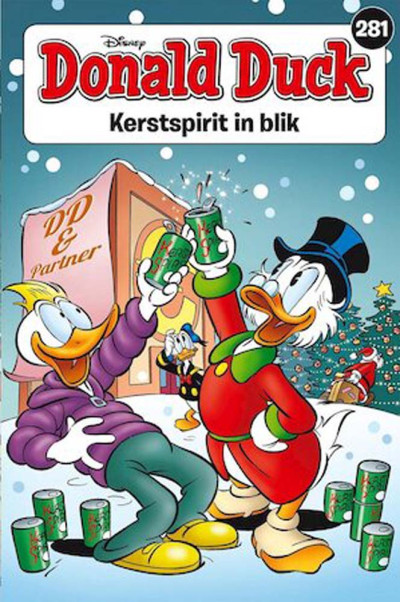 Donald Duck Kerstspirit in blik
