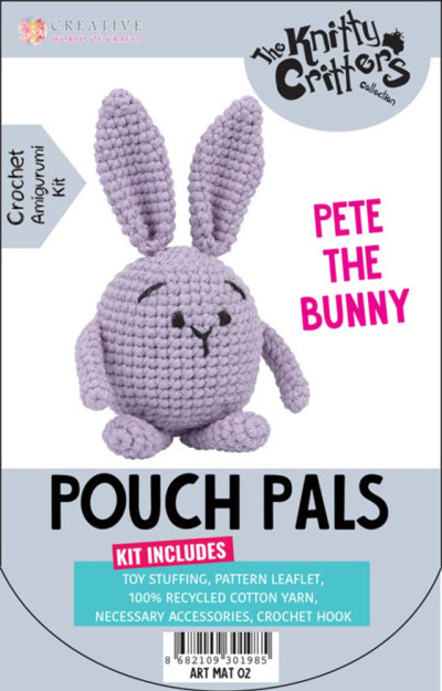 Knitty Critters Pouch Pals Pete the Bunny