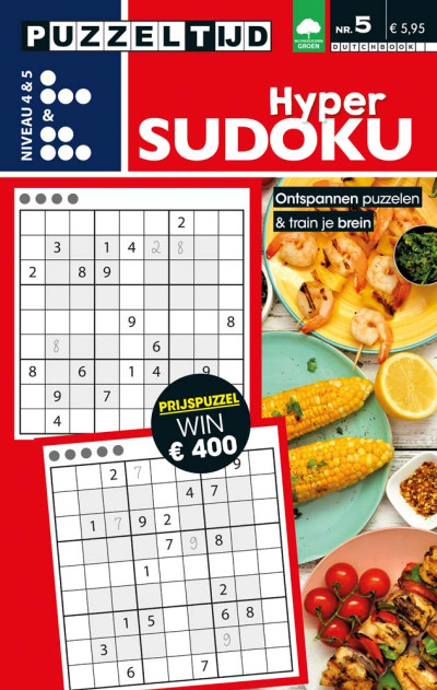 Puzzeltijd Hyperlink Sudoku 4-5 stip nr5