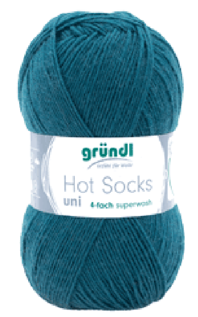 Hot Socks uni 100 turquoise nr 89