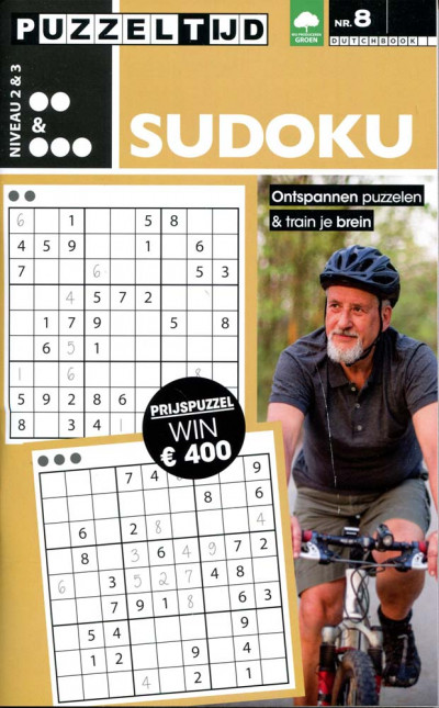 Puzzelboek Sudoku 2-3stippen nr8