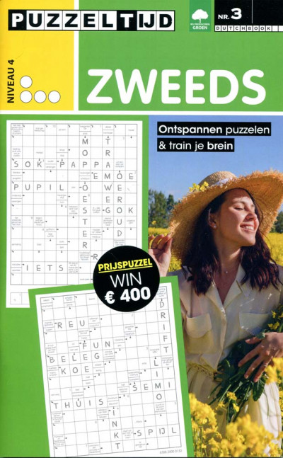 Puzzelboek Zweeds 4stippen nr3