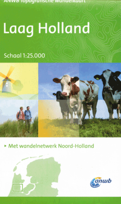 ANWB Topografische wandelkaart Laag Holland