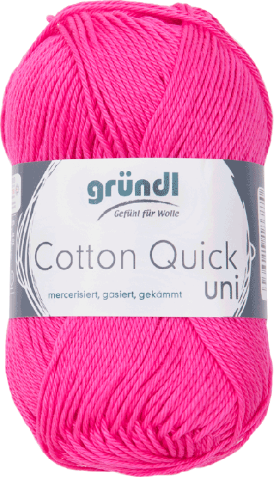 Cotton Quick Uni 128 Roze 50gr