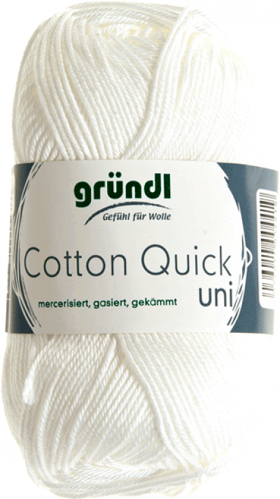 Cotton Quick Uni 01 Wit 50 gram