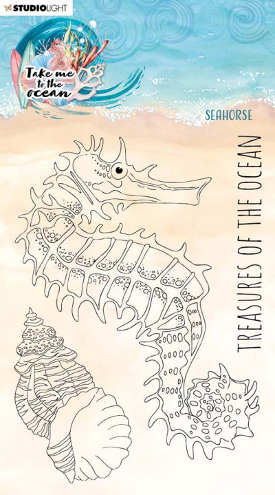 Studio Light Take me to the Ocean Clear Stamp Seahorse nr.218