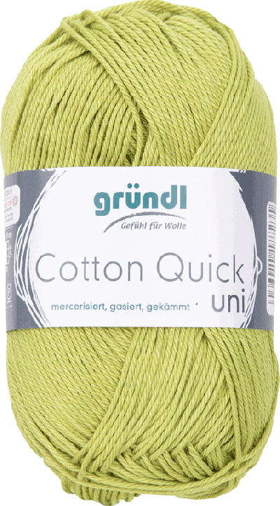 Cotton Quick Uni 140 Licht Groen 50gr