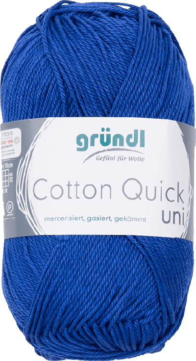 Cotton Quick Uni 135 Marine Blauw 50gr