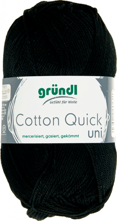 Cotton Quick Uni 11 Zwart 50 gram