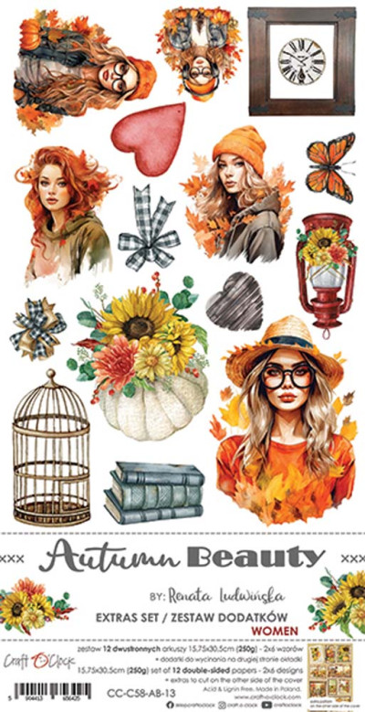 Craft O Clock Autumn Beauty set Accessoires - Dames