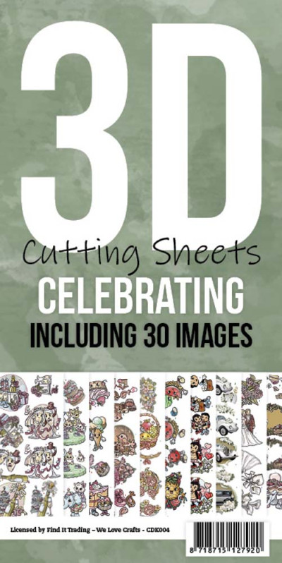 3D cutting sheets Celebrating 10vel