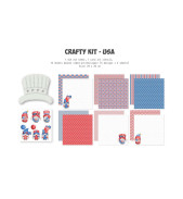 DDBD Crafty Kit USA 20x20cm