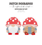 Dutch DooBaDoo Gnome met Paddenstoel