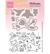 Marianne Design Animals Halloween stempels en snijmallen