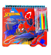 Spiderman kleurblok met sjabloo