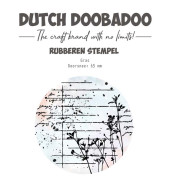 Dutch DooBaDoo stempel ATC bloem 2